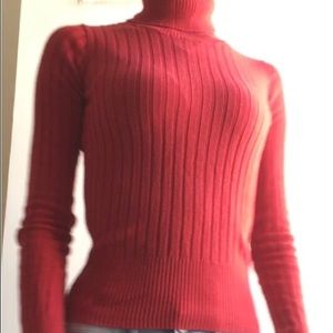 Red Turtleneck Sweater